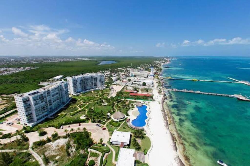 Hermoso Condo De 2 Habitaciones Frente Al Caribe Канкун Екстериор снимка
