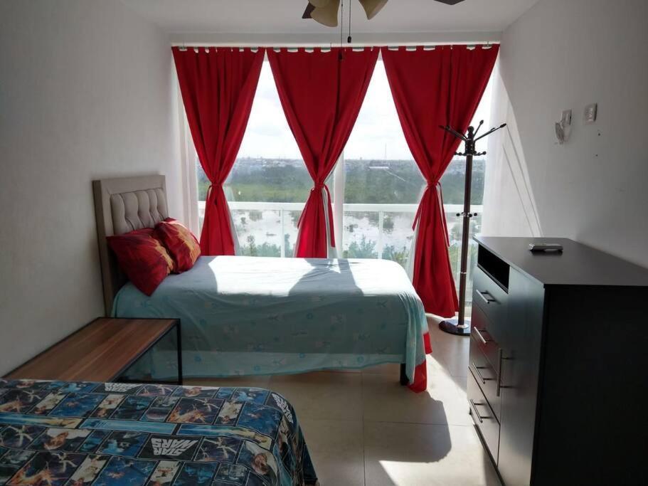 Hermoso Condo De 2 Habitaciones Frente Al Caribe Канкун Екстериор снимка